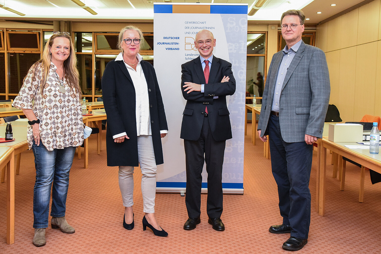  – v. lks.: Marina Friedt, Bettina Neitzel, Stefan Endter, Kai Dordowsky; Foto: Thomas Eisenkrätzer