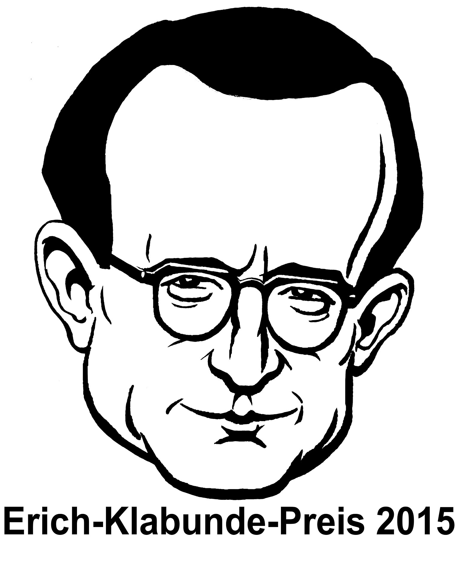  – Von diesem Jahr an illustriert der Kopf des Namengebers Erich Klabunde den Preis. Gestaltet wurde er von George Riemann.