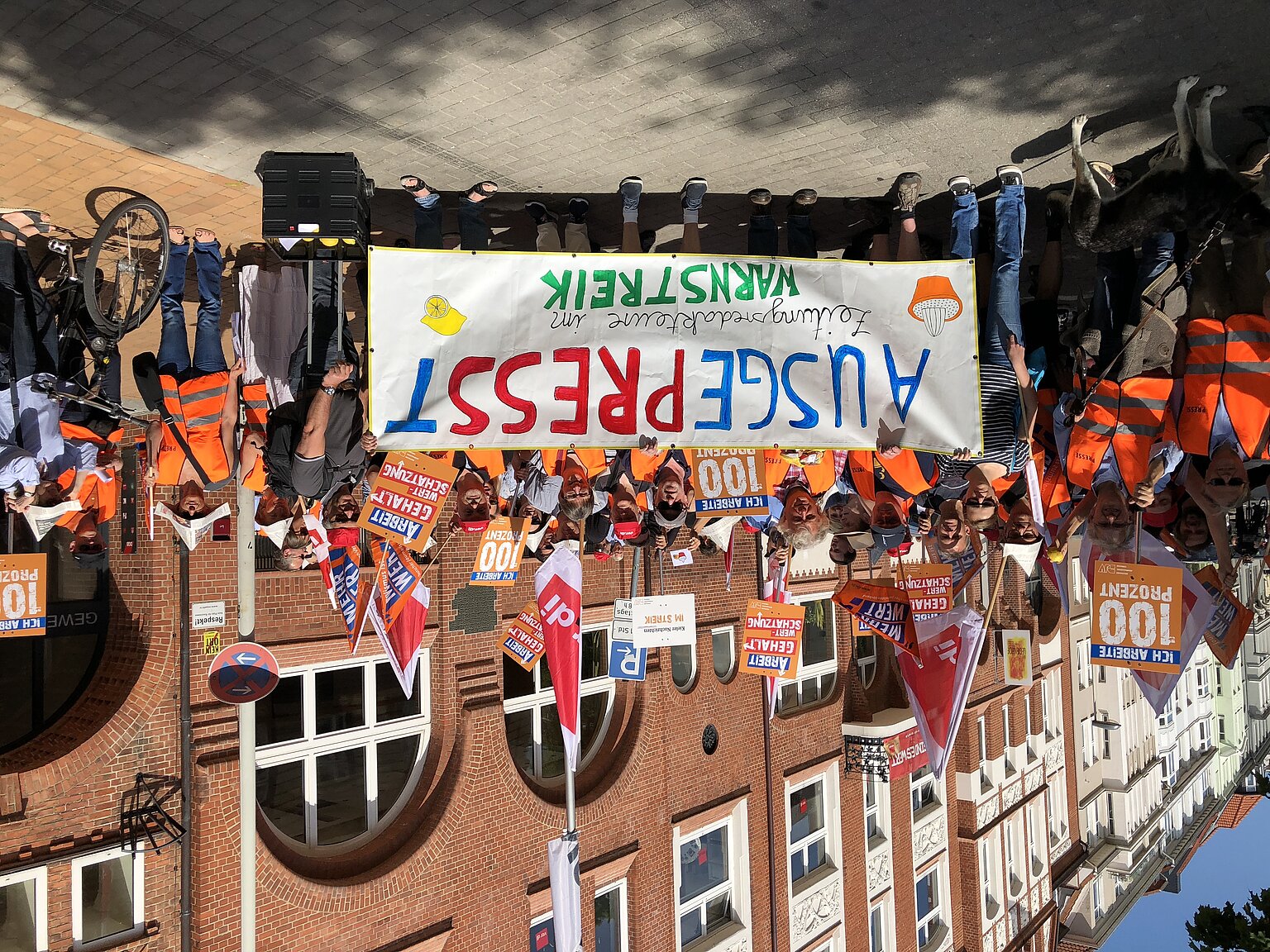  – Warnstreik in Kiel am 22.05.2018; Foto: Sven Janssen